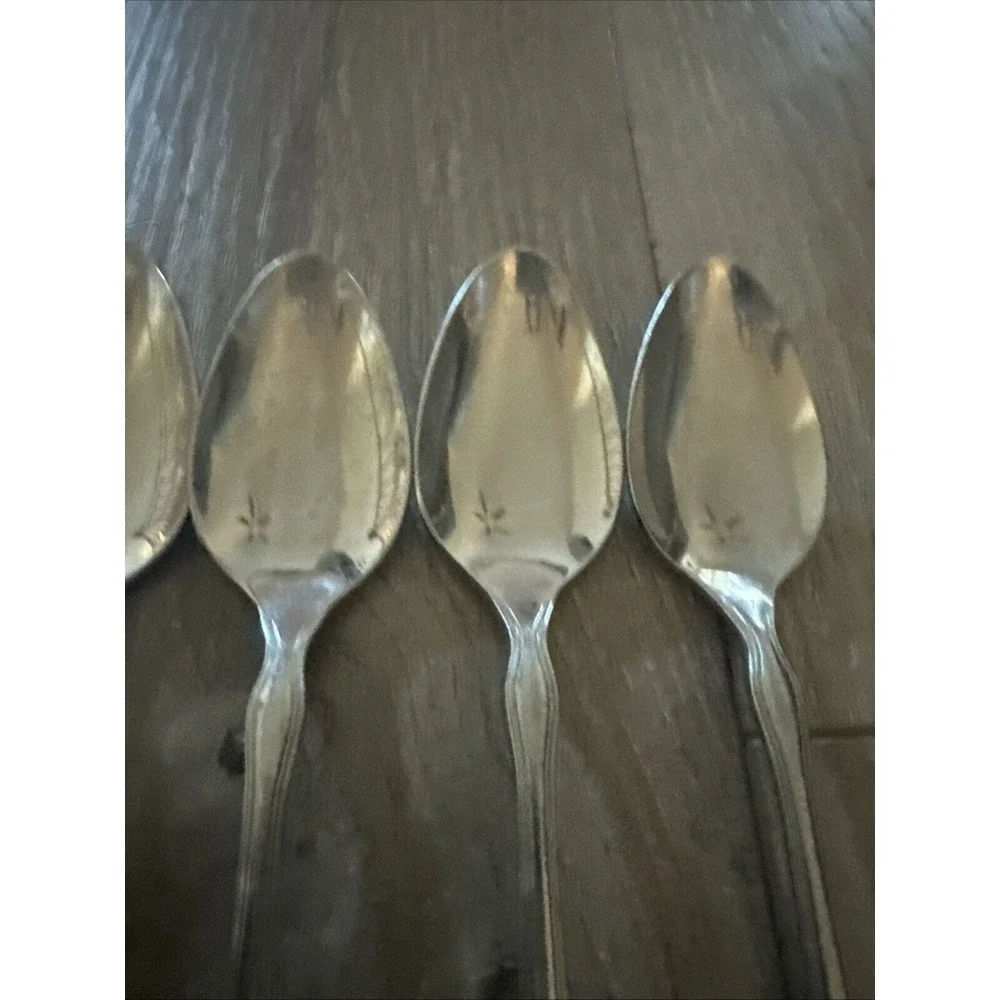 SET OF 7 WM ROGERS CUSTOM STAINLESS‎ STEEL ROYAL SPLENDOR 6-1/4